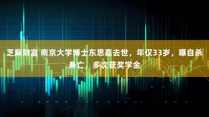 芝麻财富 南京大学博士东思嘉去世，年仅33岁，曝自杀身亡，多次获奖学金
